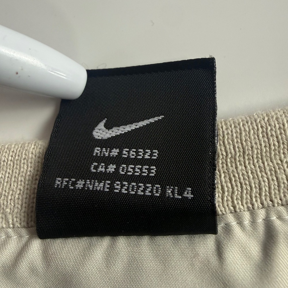 Nike Golf Mens XL Windbreaker Pullover Stone Hershey's Embroidered V-Neck Jacket - Picture 6 of 8